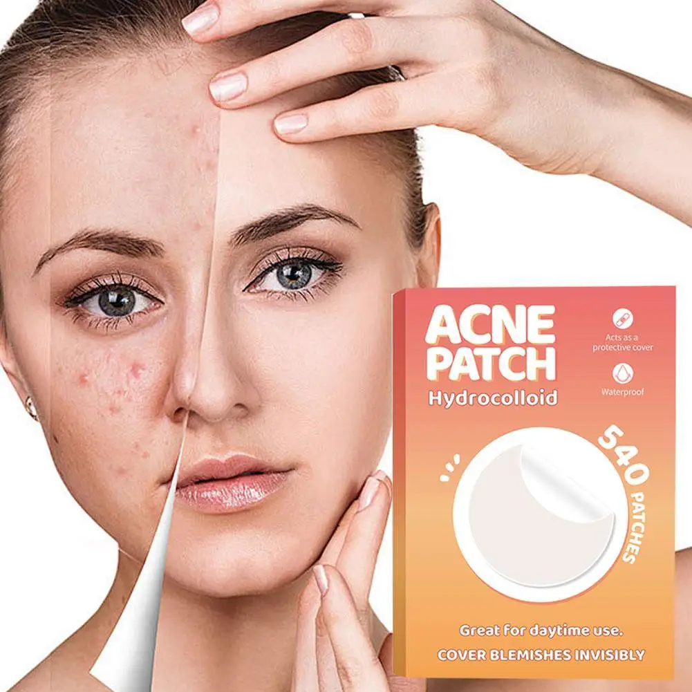

540patch Acne Pimple Patches Translucent Matte Hydrocolloid Salicylic Acid Tea Tree Oil For Inflamed Acne Improve Whiteheads