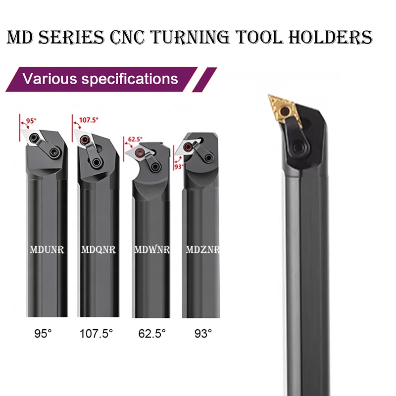 

S25S-MDQNR15 S32T-MDWNR15 S25S-MDUNR15 S25S-MDZNR15 Internal Tools Holder MDQNL15 MDWNL15 MDZNL15 MDUNL15 For DNMG Lathe Inserts
