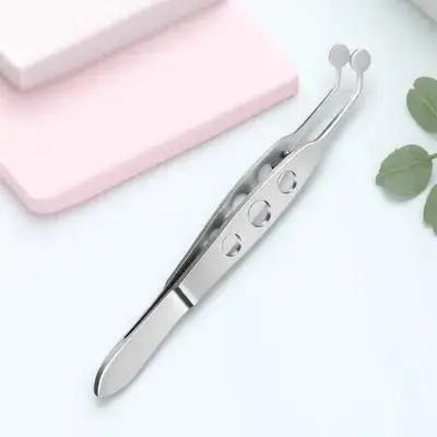 

Meibomian Gland Massage Tweezers Round Tip Eyelid Forceps For Clogged Gland Relief Swollen Eye Chalazion