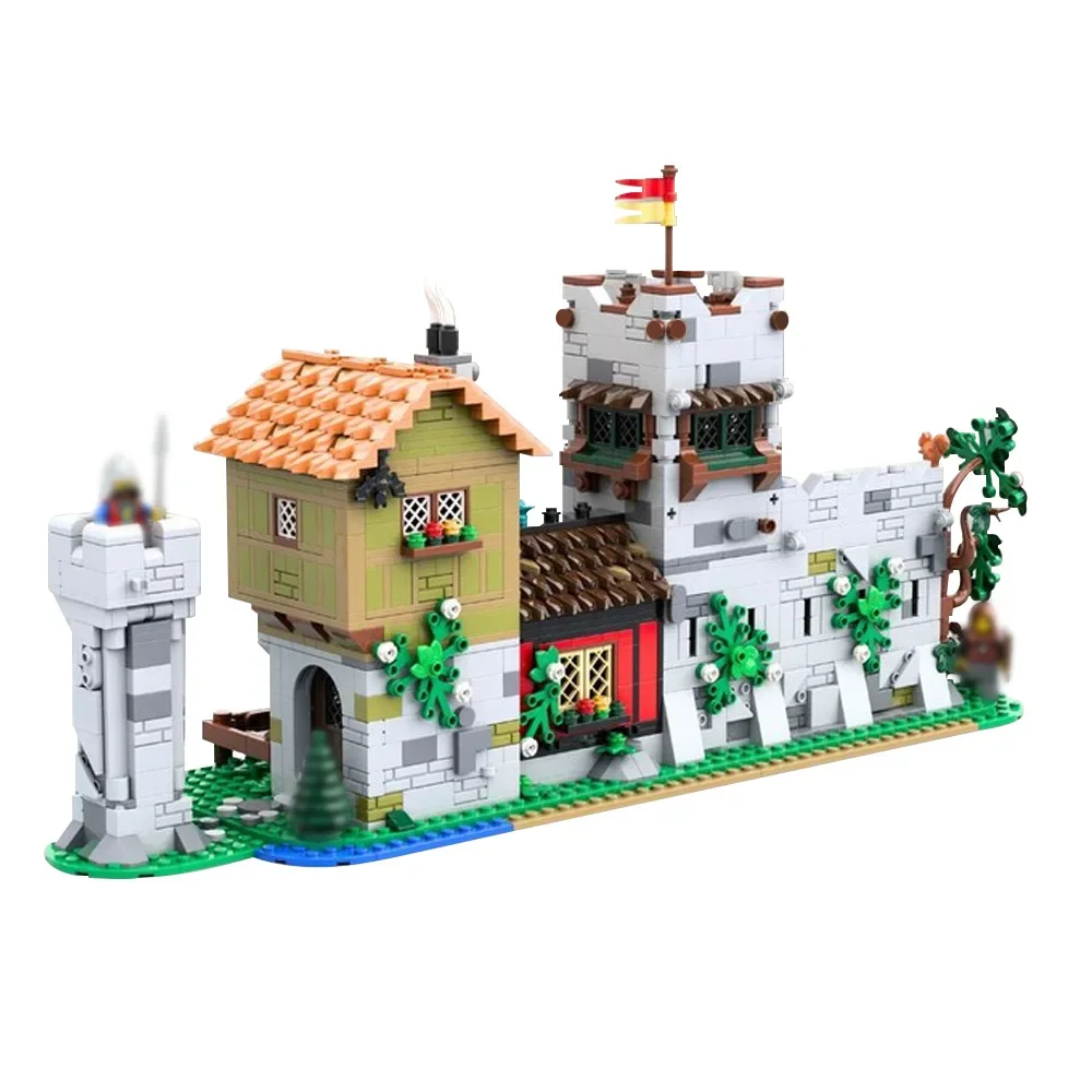 

MOC-187250 Medieval Town Square Building Blocks Model Medieval Town Square Modular Architecture Bricks Assembly Toys Kids Gifts