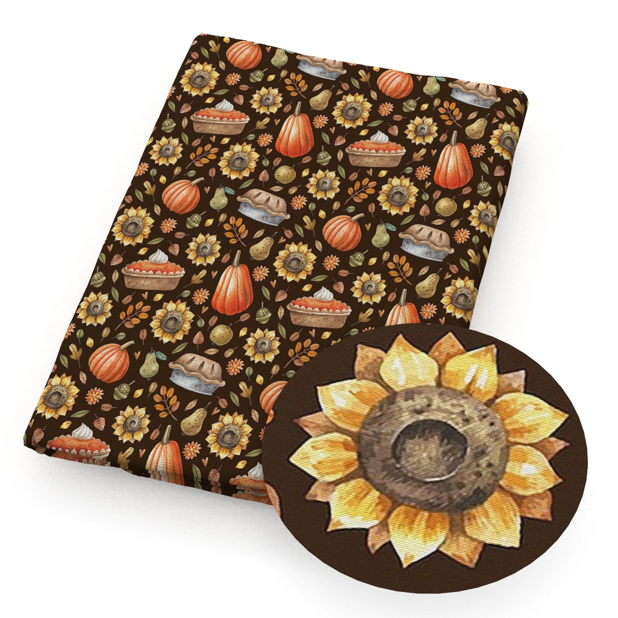 Autunno autunno foglie stampate poliestere puro cotone materiale Patchwork tessuto cucito Quilting tessuti ricamo panno fai da te