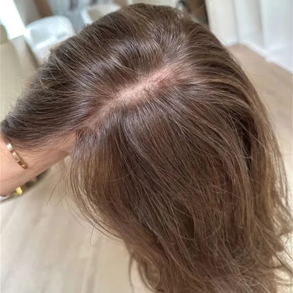 

Party Daily Cosplay Wigs Ombre Mocha Brown Wig Glueless Synthetic Lace Front Wig for Women High Quality Wig Preplucked Hairline