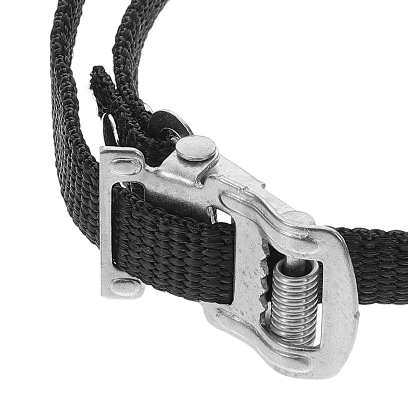 

5Pcs Exercise Bike Pedal Straps Adjustable Nylon Aluminum Alloy Cycling Footrest Straps Lightweight Gym Accessories