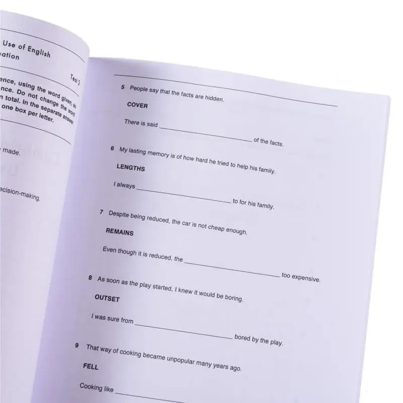 English Master C1 Key Word Transformation 20 اختبارات ممارسة لكامبريدج C1 المتقدمة مارغريت كوز 9781916129757 #4