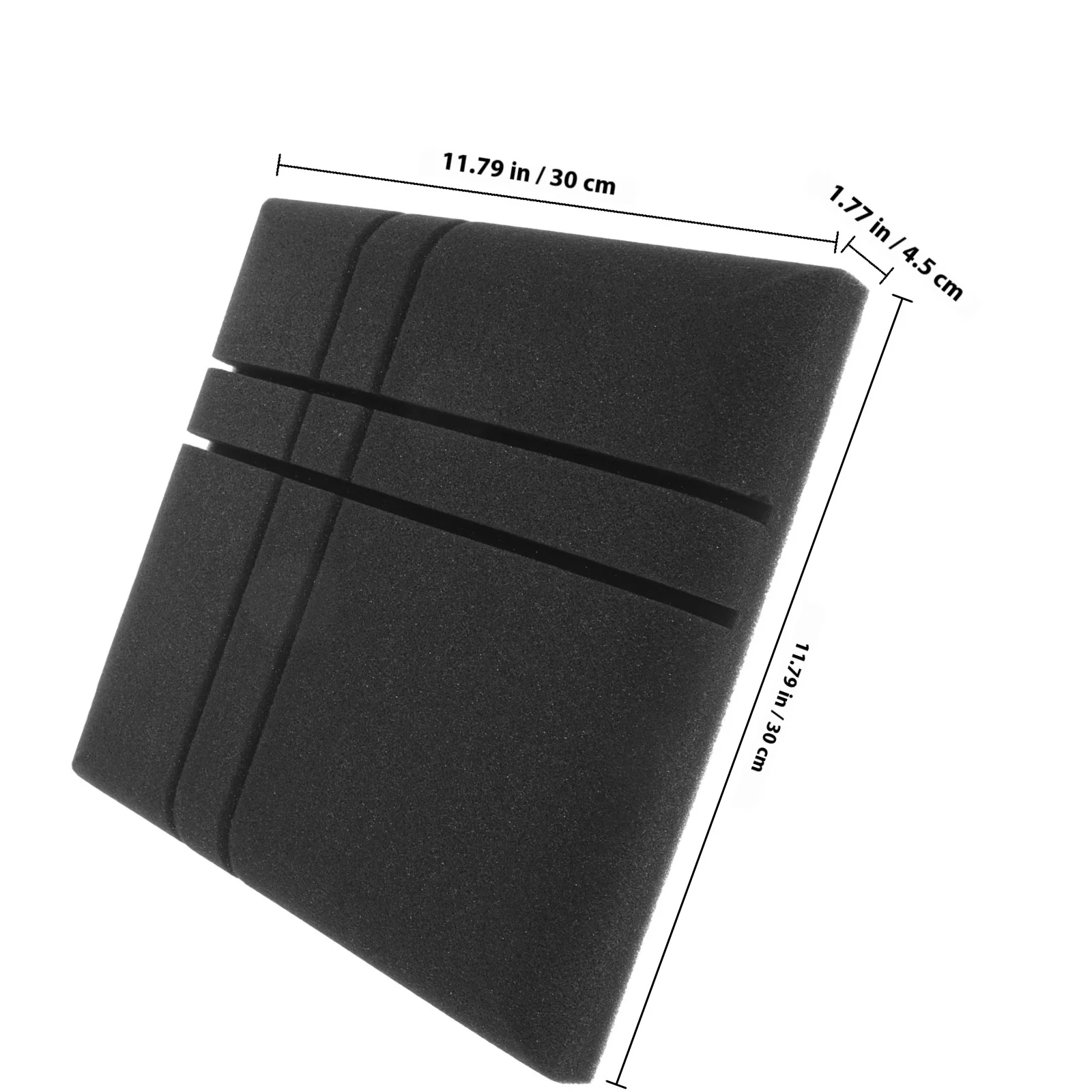 4 Stück schalldichte Isolierung Akustikplatten Rauschunterdrückung Wandschaum für Studio-Schalldämpfungsbehandlung