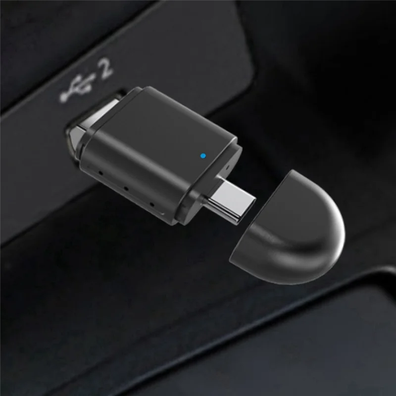

【Top Picks】2-In-1 Smart AI Box Wireless Carplay Adapter & Android Auto Wireless Adapter Support Wired To Wireless USB & Type-C