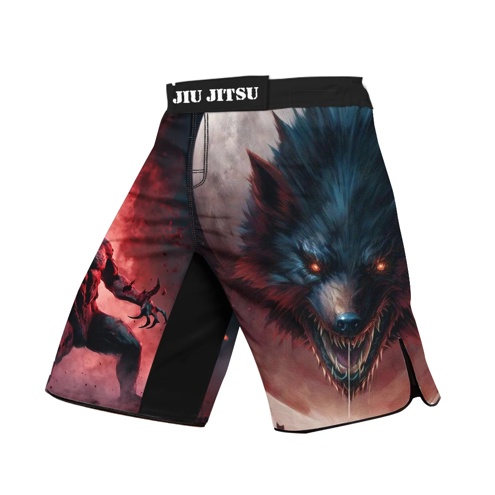 

Men's Printed MMA Shorts, Kickboxing & Boxing Training Trunks for Fitness Gym - Mixed Martial Arts & Jiu-Jitsu Fight Wear