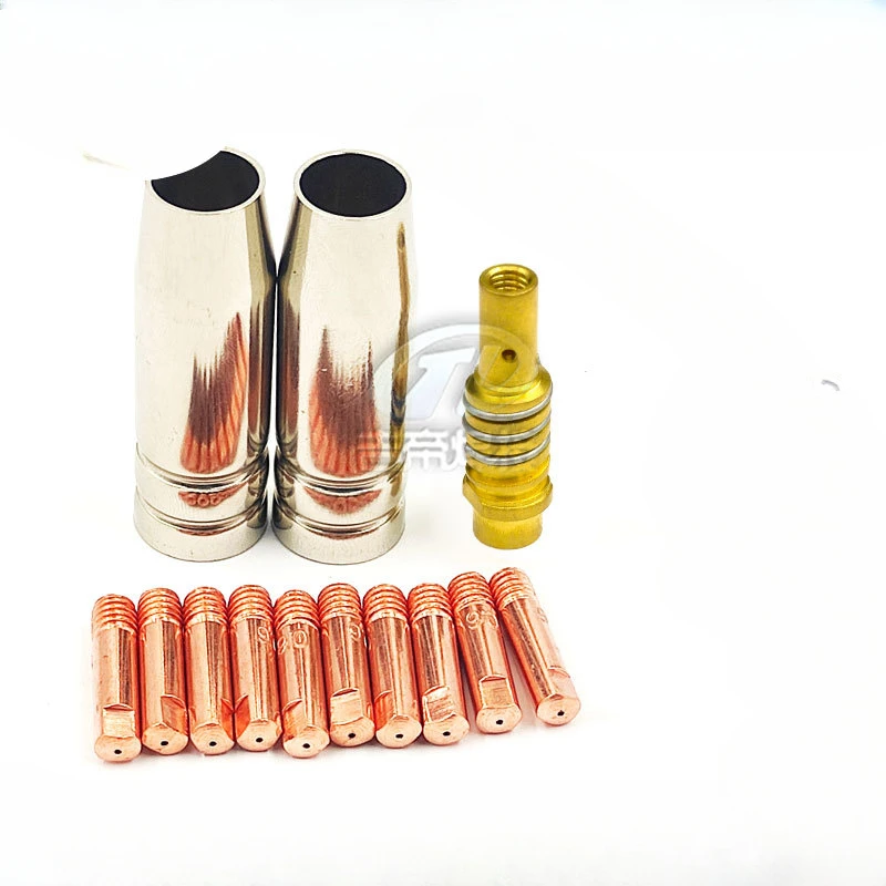 

Welding Accessories Mig/Mag Two Protection Welding Gun 15ak Conductive Nozzle Set Welding Gun 13Pcs Set