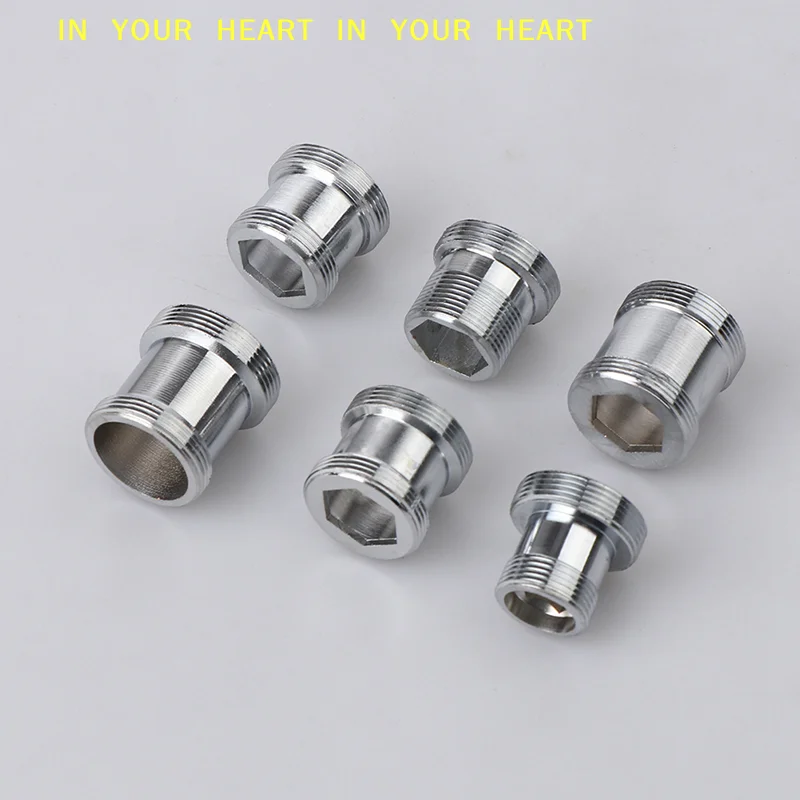 【X】Faucet Accessories Aerator Thread Transfer Head Brass Connector Bathroom Kitchen Faucet Spout Accessories
