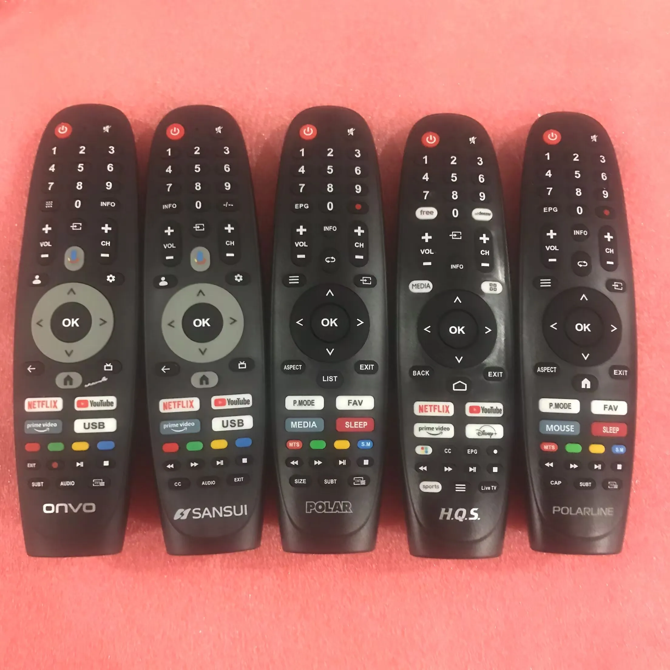 Suitable for LCD TV voice remote controls (button functions must be the same).