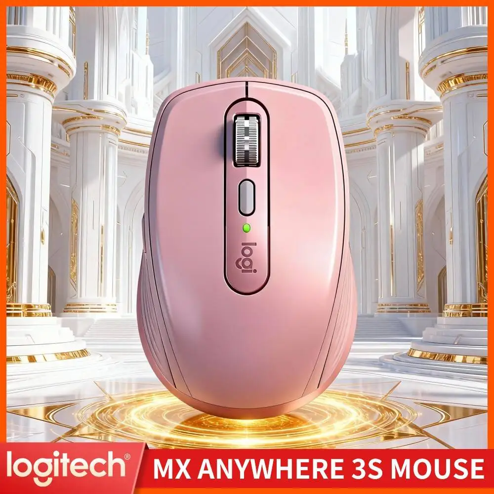Logitech MX Anywhere 3S Wireless Mouse Compact Design for Travelers & Remote Workers