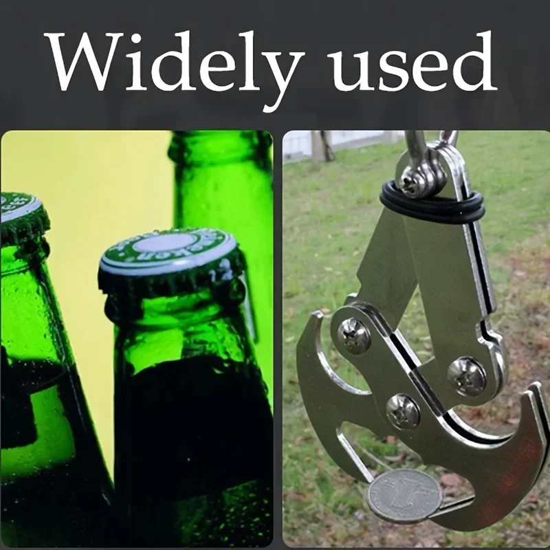 Stainless Steel Folding Grappling Hook - Durable &  Deployment,  Versatility in Outdoor Adventures & Emergency Tool for Hiking image 6