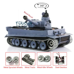 1/16 hengLong 7.0金属製german Tiger i 3818バレルレコイルrcタンクTH17240-SMT4