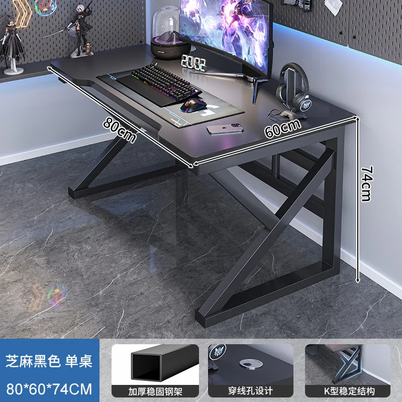 Computer Black Office Desk Writing Organizer Gaming Reading Office Desk Adjustable Seating Schreibtisch Office Furniture