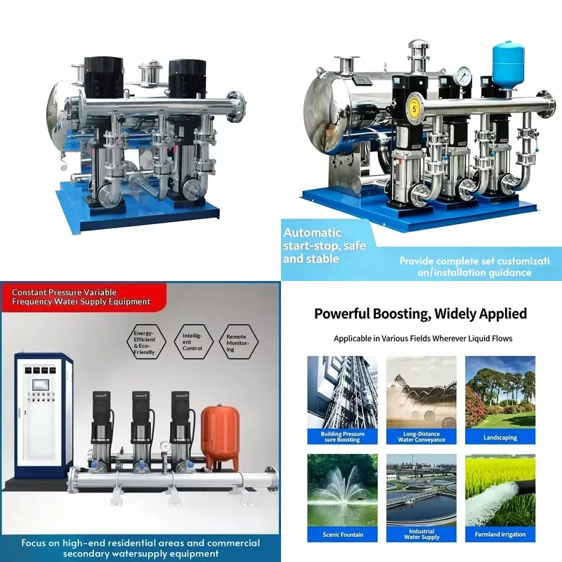 for Shanghai Nanquan Non Negative Pressure Water Supply Device Booster Pump Set