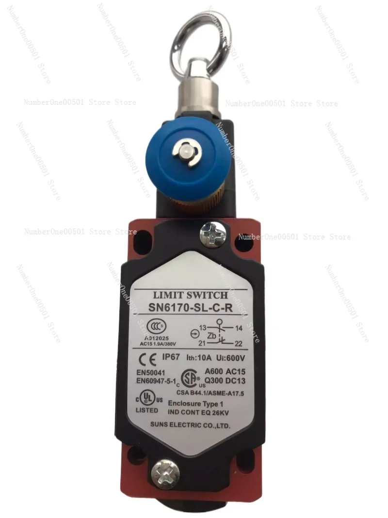 

SN6170-SL-C-R safety pull rope switch/SN2170/SN4170 pull wire emergency stop switch