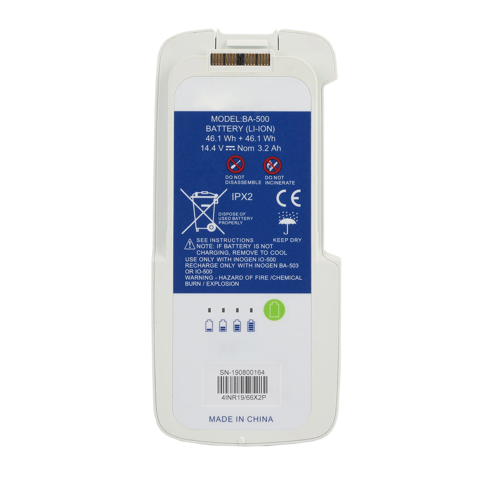 BA-500 BA-600 Ersatzakku für Inogen One G5 tragbarer Sauerstoffkonzentrator 1400-3010-8 14,4V 46,1Wh