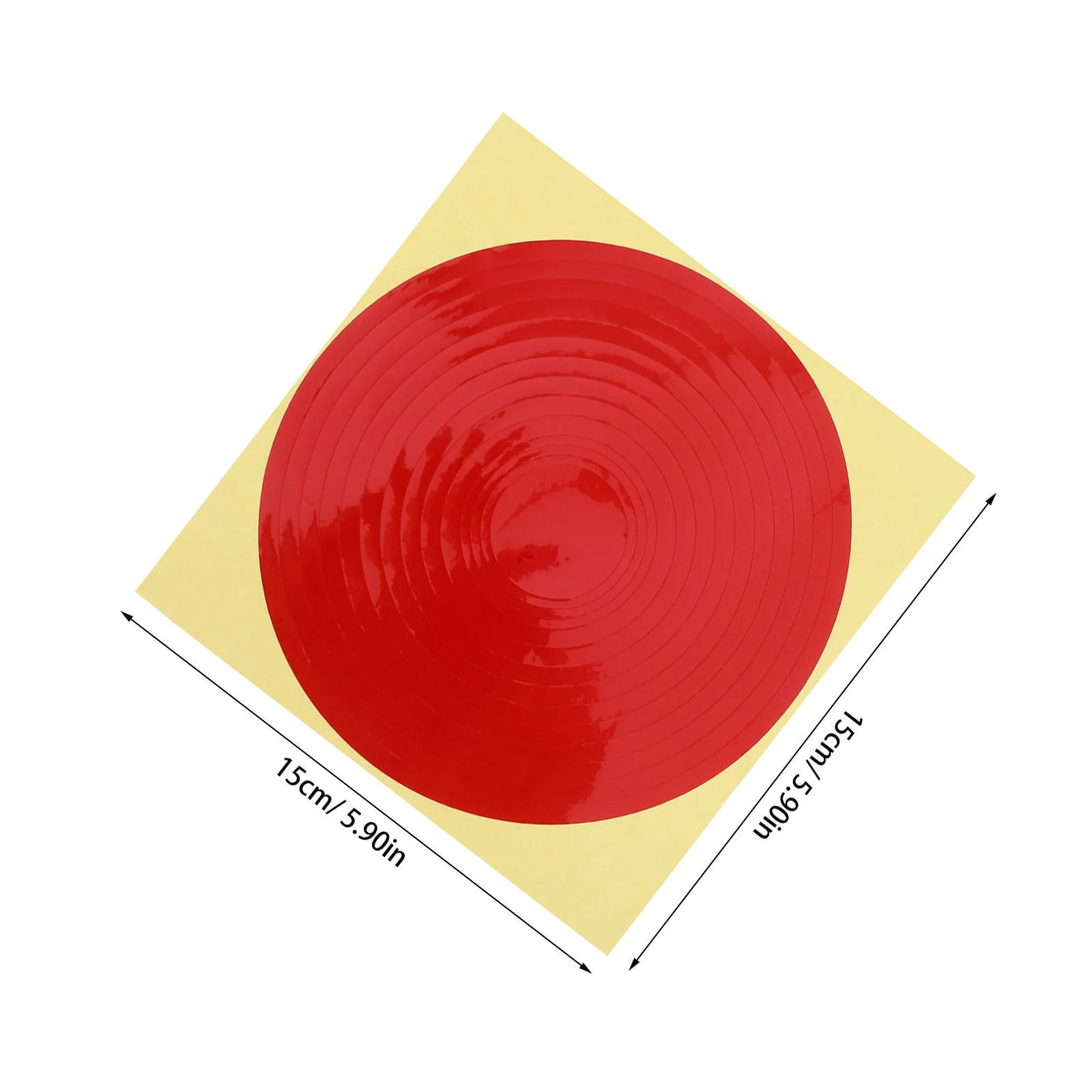 5pcs Pressure Gauge Identification Sticker Weather Resistant Arc Shape Clear Pressure Limits Strong Adhesion For Factory