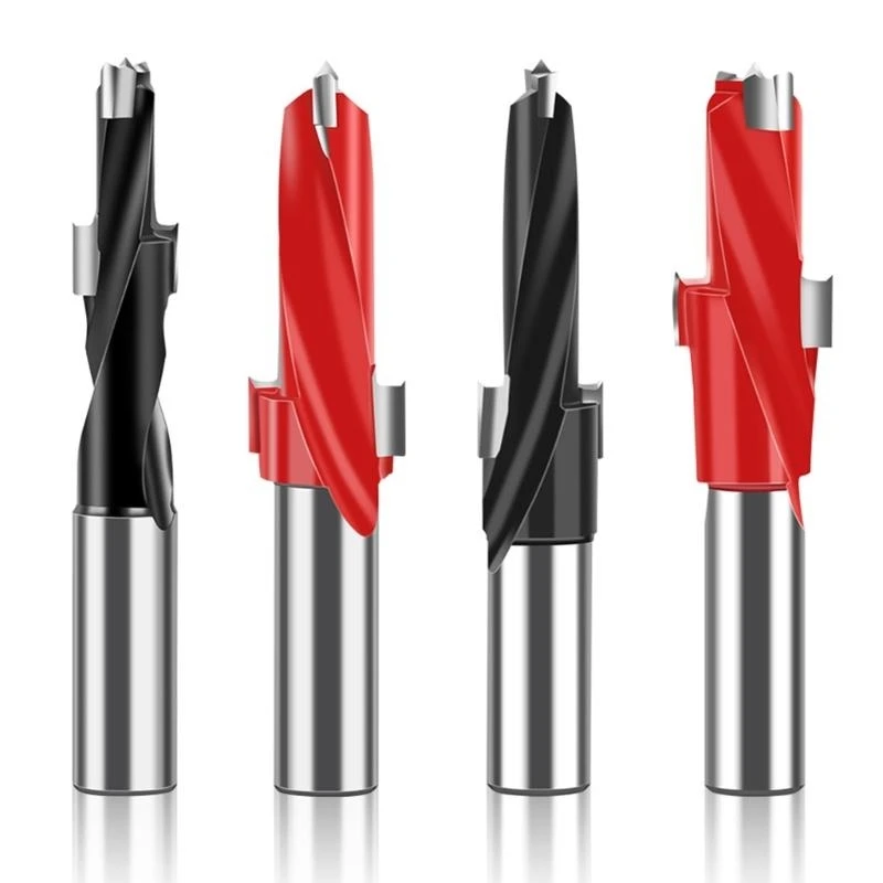 Q5WD Ergonomic Handle Alloy Steel Woodworking Step Drill Bit for Comfortable Use Smooth Drilling and Reduced Debris Clogging