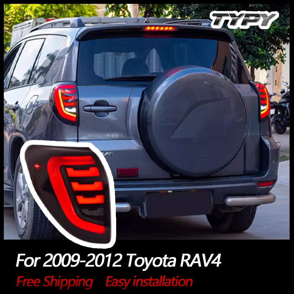 

TYPY Car Tail Lights For Toyota RAV 4 2009-2012 LED Car Tail Lamps Daytime Running Lights Dynamic Turn Signals Car Accessories