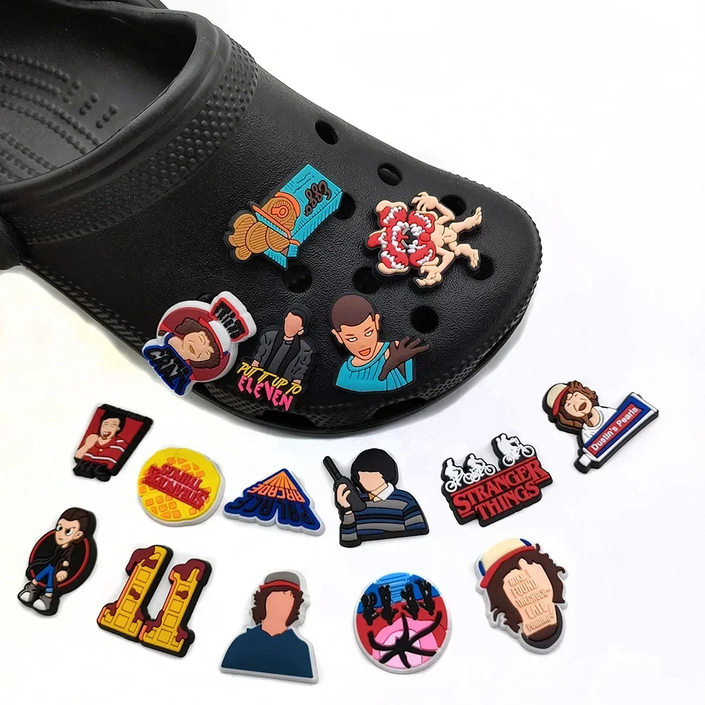 Cartoon Strange Tales Charms for Crocs Shoe Decorations for Clogs Sandals Shoe Accessories for Teens Kids Birthday Gift