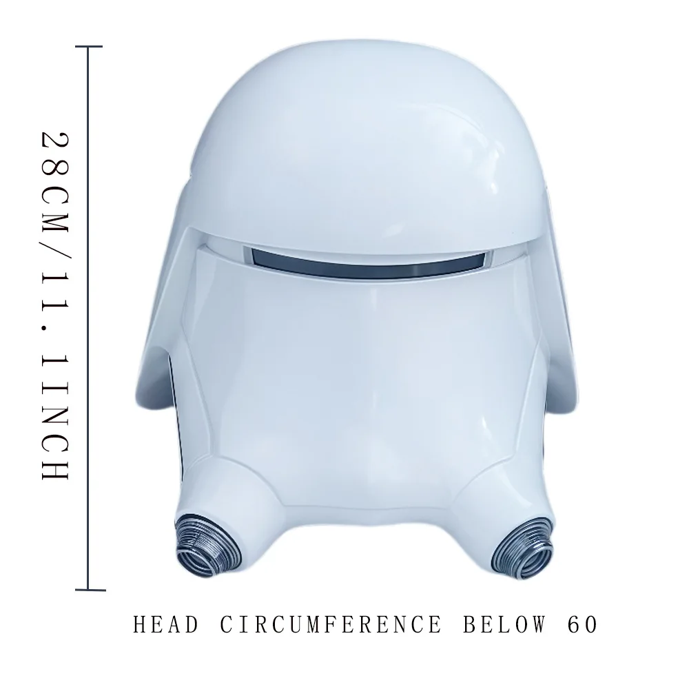 Maska Hełm Snowtrooper Cosplay dla Dorosłego Mężczyzny SW Pełna Głowa Maska na Halloween Maskarada Karnawał Rekwizyty Materiał Żywica