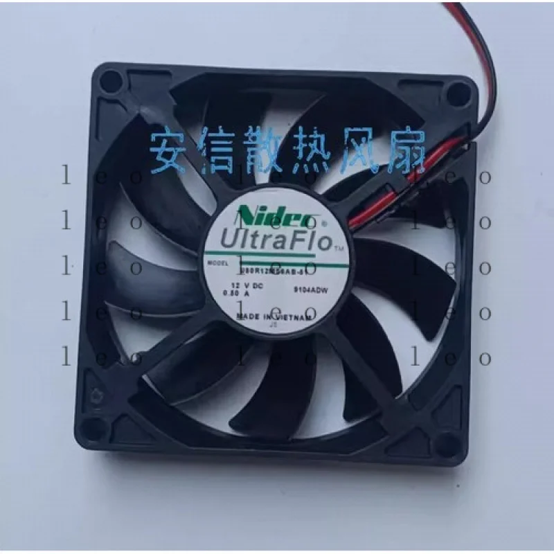

CC for Nidec U80R12MS6AB-51 8015 DC12V 0.50A 8CM 2-Wire Inverter Cooling Fan