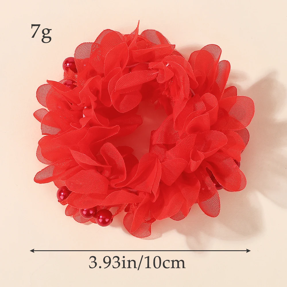 2 Teile/satz Baby Mädchen Rosa Farbe Haar Krawatten Nette Hohe Elastische Stirnband für Kinder Frühling Festival Urlaub Haar Zubehör – Detail 1