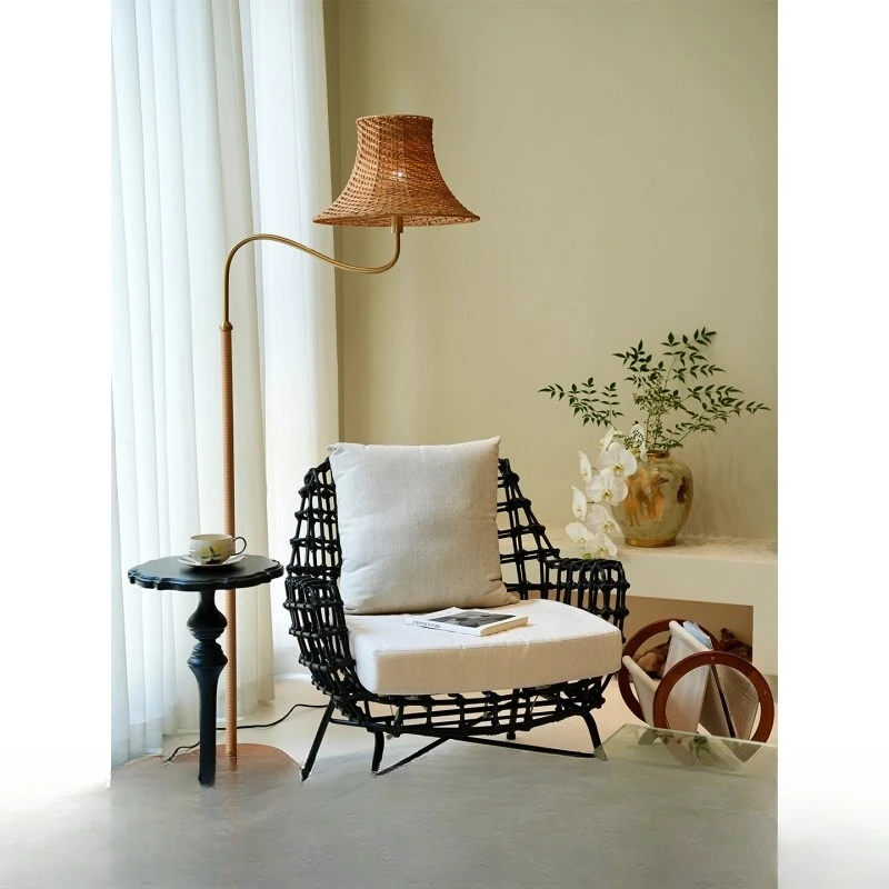 

Home Nanyang series handmade rattan armchair living room single sofa chair