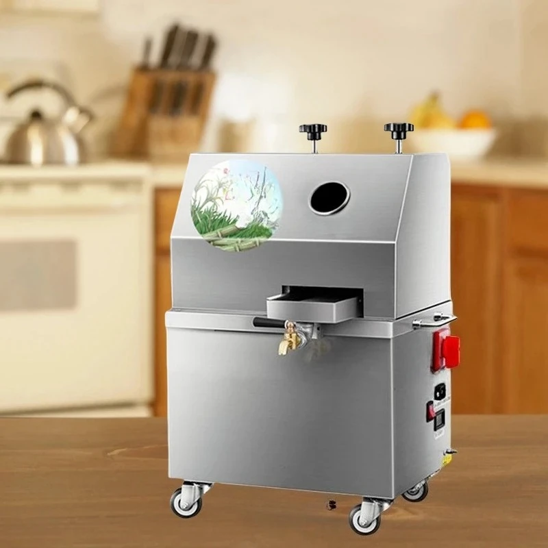Commercial sugarcane juicer Size: 320 * 370 * 530mm, power 750w, voltage 220V Manual sugarcane juicer
