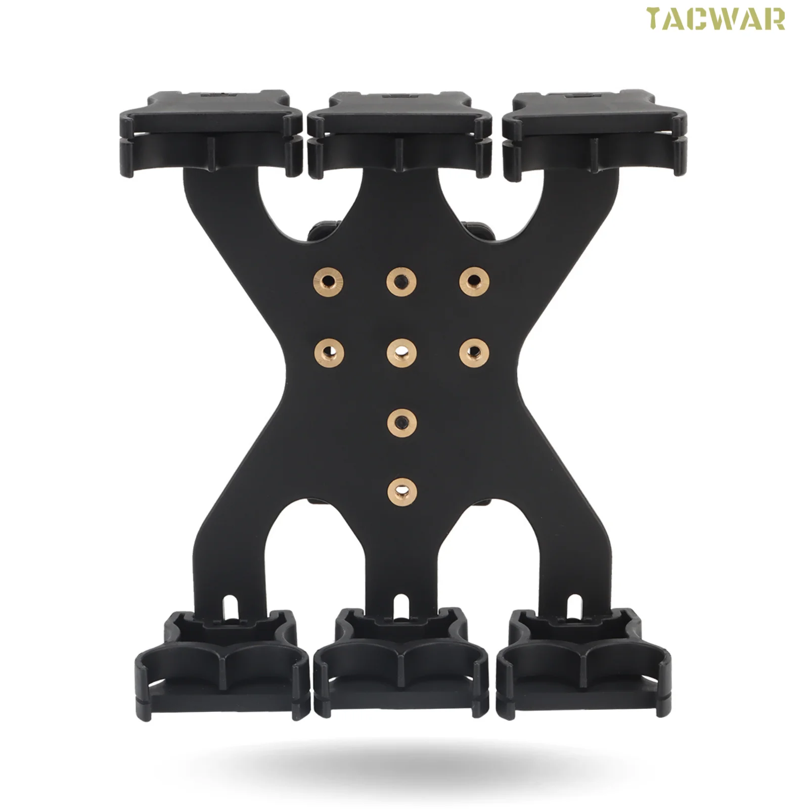 Tactical 12 Gauge Shotgun Shell Holder with Belt Clip Adaptor, 12 Rounds Adjustable Shotshell Carrier for Airsoft Hunting