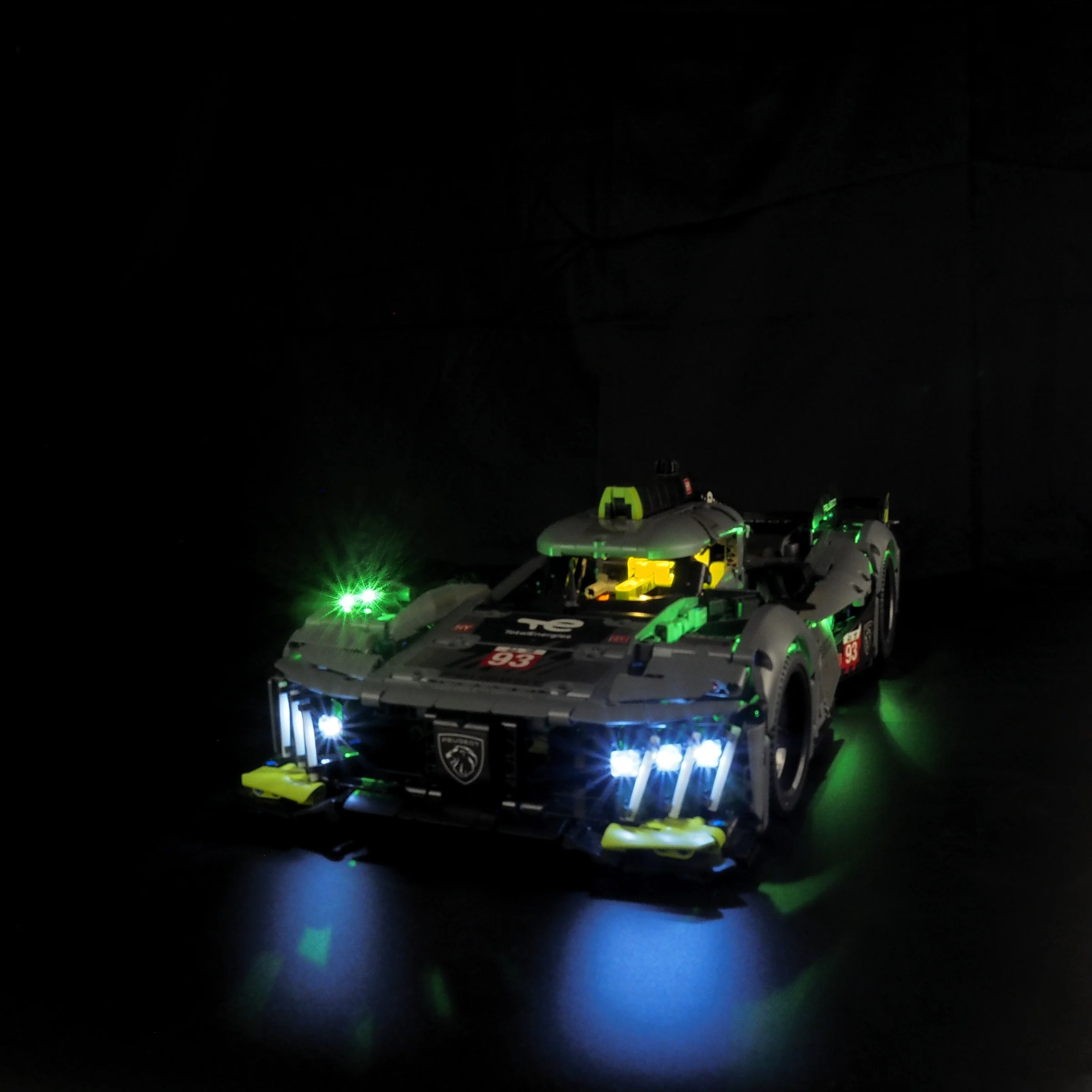 MAXCXT LEDライトセット テクニック レゴ 42156 プジョー 9X8 24時間 ル・マン カー DIY装飾ランプ レゴビルディングブロックは含まれません