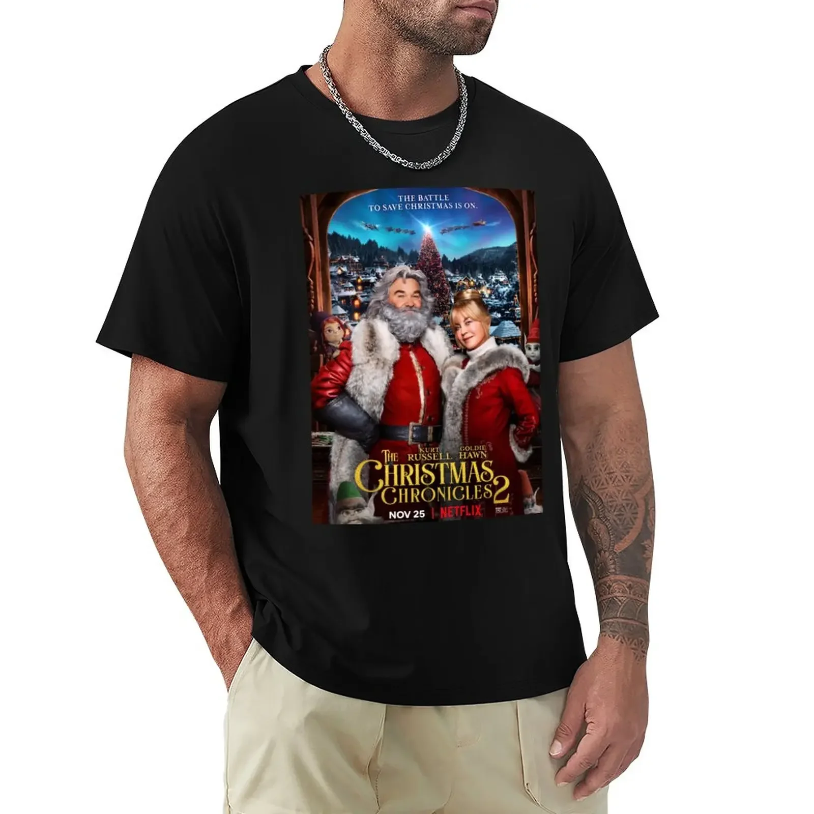 The Christmas Chronicles 2 (2020) T-Shirt summer tops tees men clothings