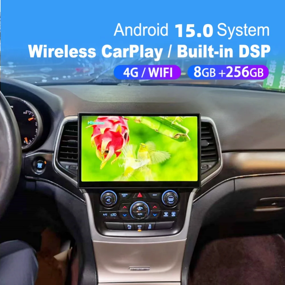 13.1” Android Car Multimedia Automotive For Jeep Grand Cherokee 2014~2018 Carplay Auto GPS Navigation Car Radio Stereo Head Unit