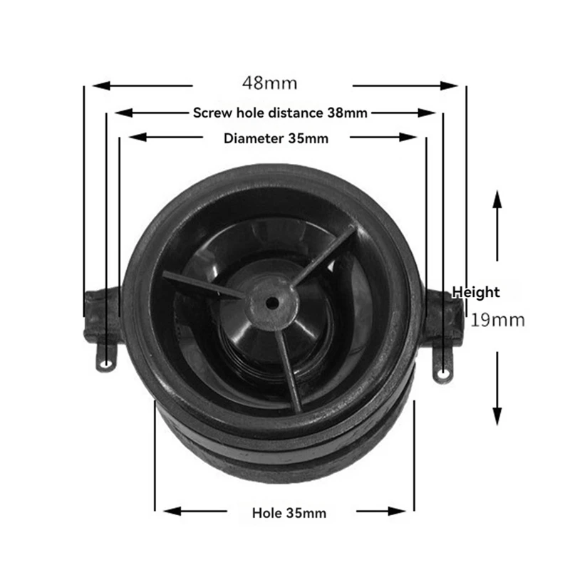 2PCS 1.5 นิ้ว Super ทวีตเตอร์ 4Ω 3W ไทเทเนียมฟิล์มทวีตเตอร์ลําโพง Hifi ลําโพงสําหรับลําโพงรถยนต์ DIY การปรับเปลี่ยน