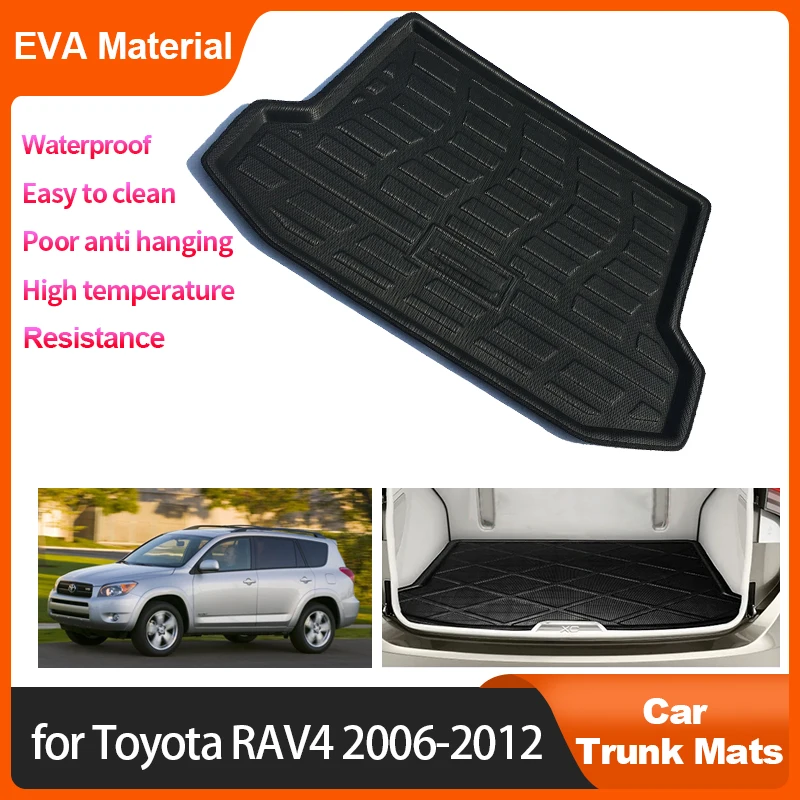 

Car Trunk Mat For Toyota RAV4 RAV 4 XA30 2012-2006 2007 2008 2009 Auto Rear Cargo Liner Protector Pad Waterproof EVA Material