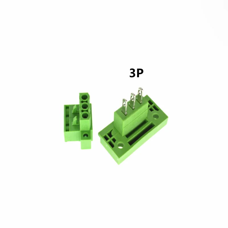 2EDGWB 5.08mm Pluggable Through-wall Screw Terminal Block 2P-16Pin Bulkhead Wire Connector Wall Terminal Plug Jack