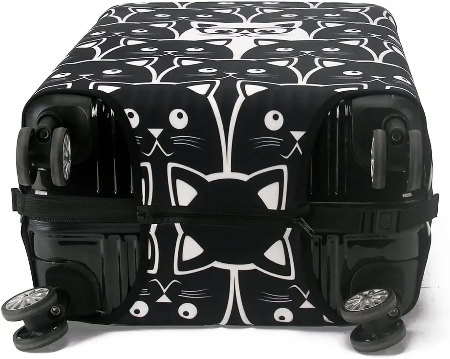 Cat Travel Luggage Protector Suitcase Cover Fit 29-32 Inch Luggage (XL)