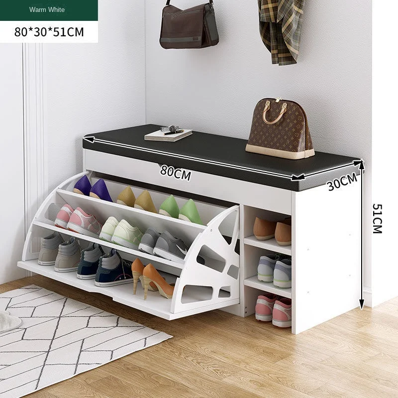 

Современное многофункциональное деревянное сиденье для прихожей, опрокидывающееся ведро, откидная скамейка для обуви, шкаф для обуви, скамейка