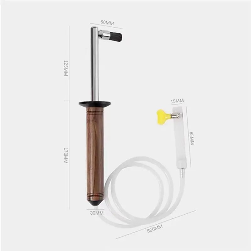 AFOURT-Kaffeemaschinen-Reinigungsbürste, Kaffeebürste, Hochdruckbürste, Verbrühungsschutzgriff, Kaffeerinigungs-Zubehör für Café und Bar – Detail 6