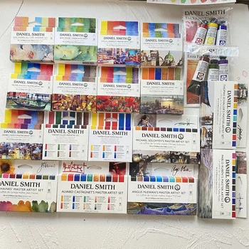 Daniel Smith Artist Watercolor Pigment Set 6-Color 5ml Mineral Аквариум 10 Color ALVARO/HAINES Professional Art Supplies 2024