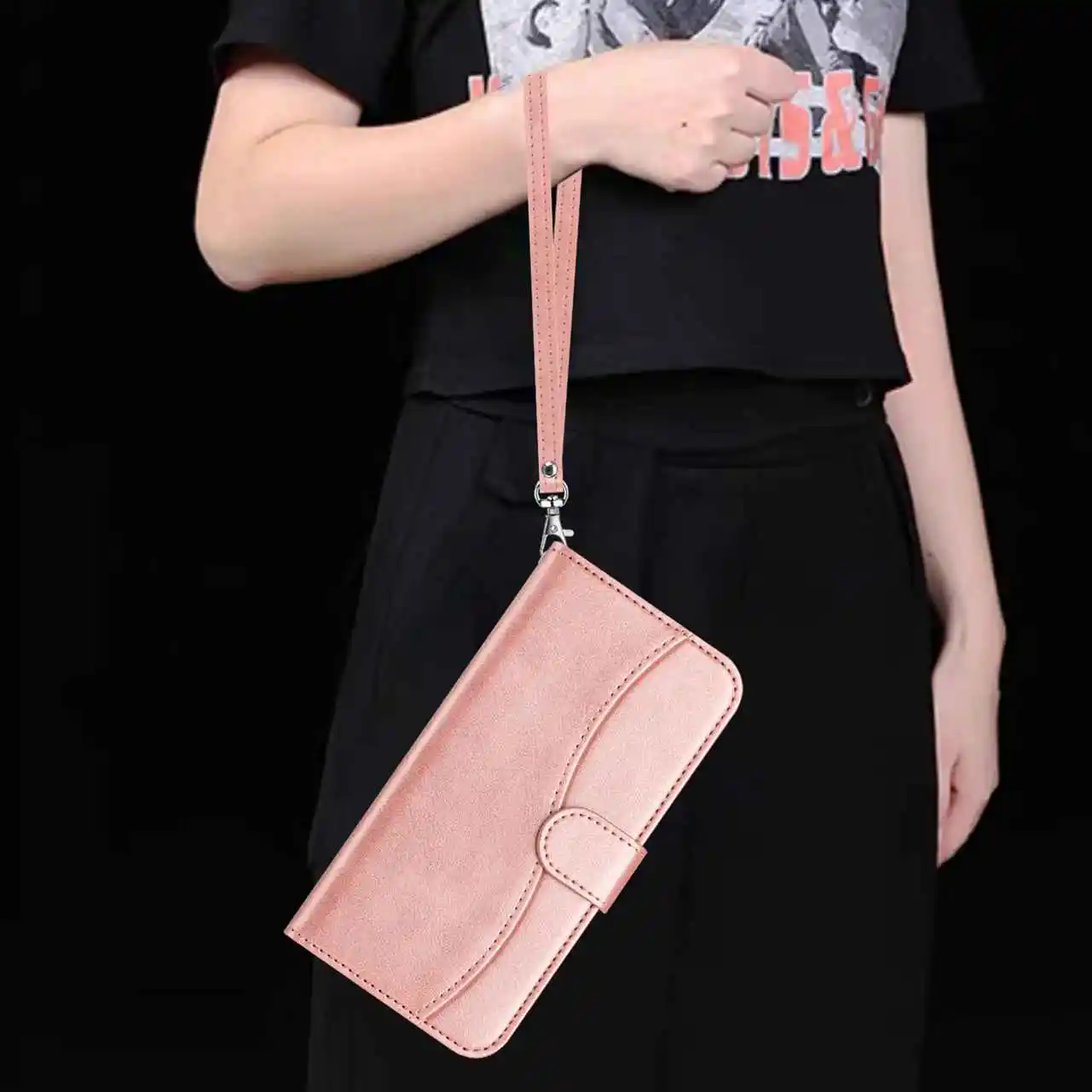 TCL 40XL 40R 40X 405 406 408 40SE用 ビジネスフリップ携帯電話ケース レザー製フルプロテクションカバー コインケース付き携帯電話バッグ