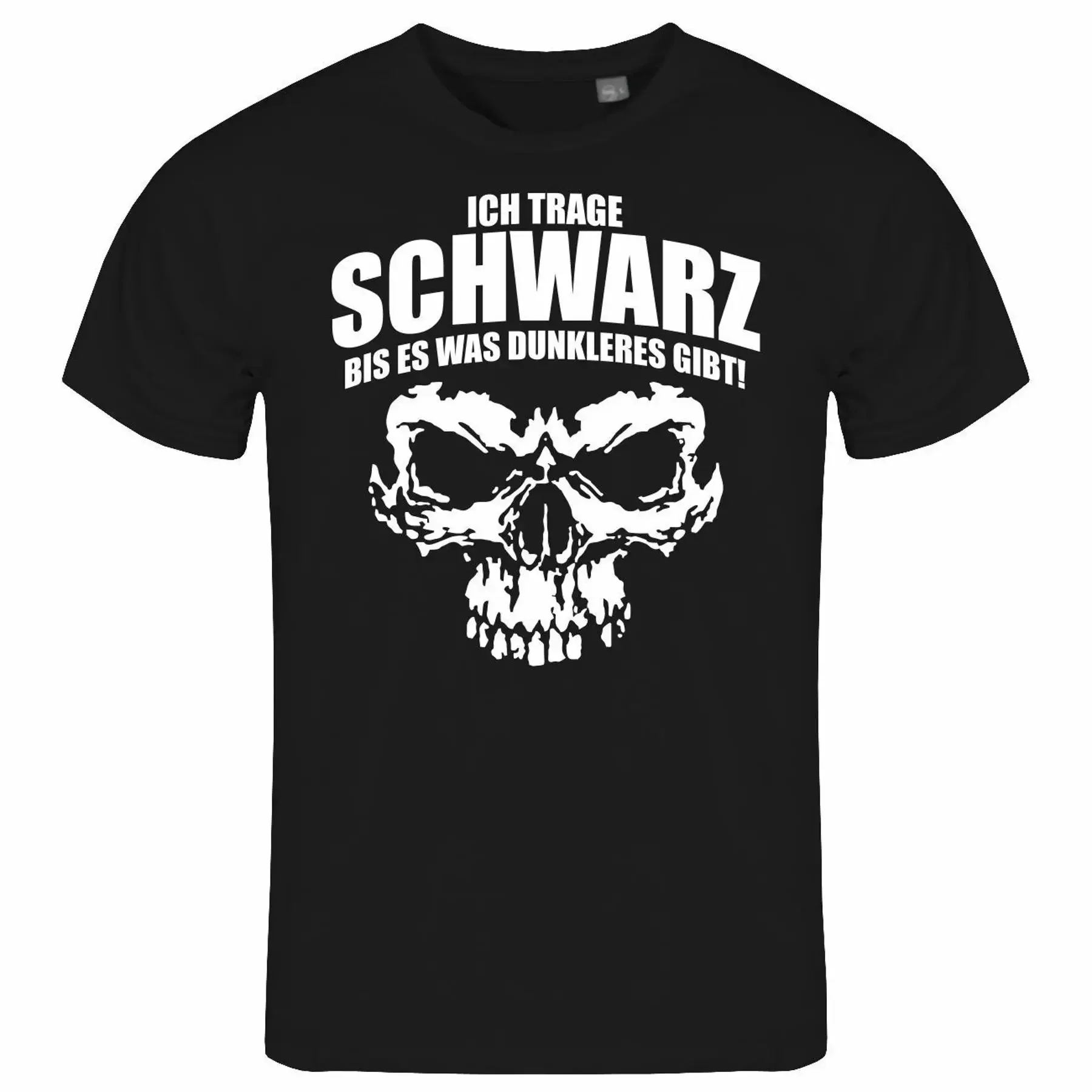 Mens T Shirt I Wear Black Until There s Something Darker S XXL Gothic Black