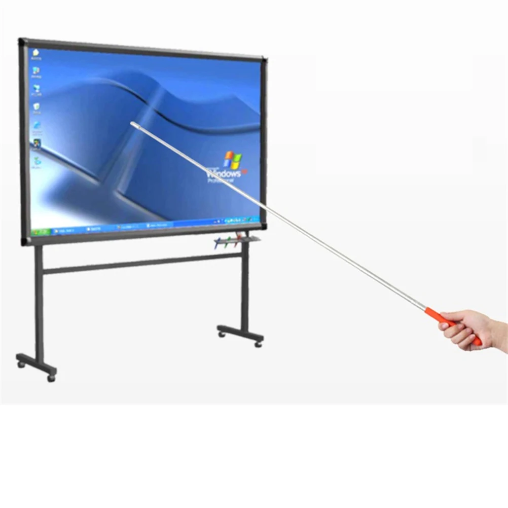 

100 Cm H held Whiteboard Stylus Extendable Telescopic Pointer Presenter Classroom Portable Retractable Teaching