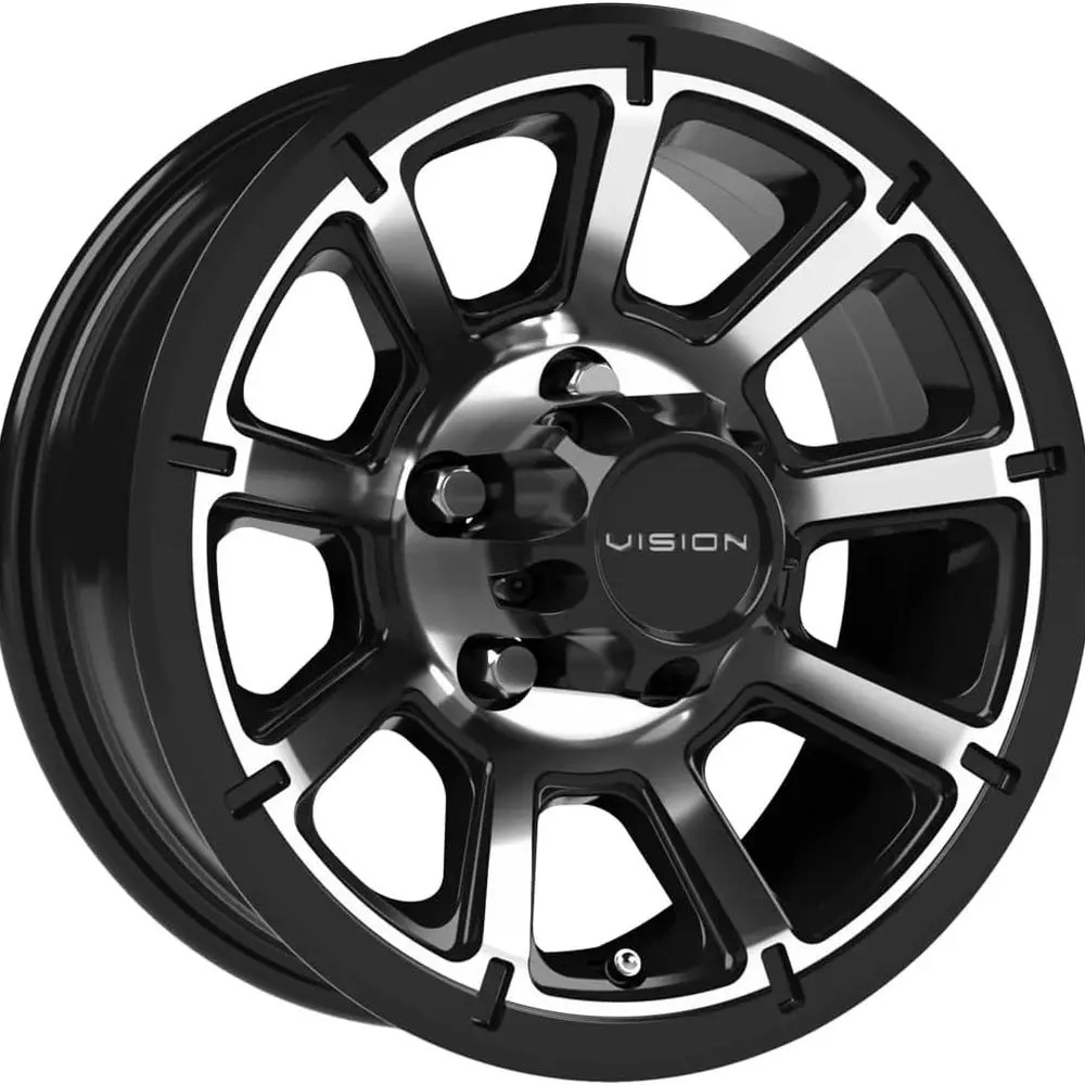 

Turbine Trailer 15x6 5x4.5 +0mm Black/Machined Wheel Rim 15 Inch 353VTH5665GBMF0