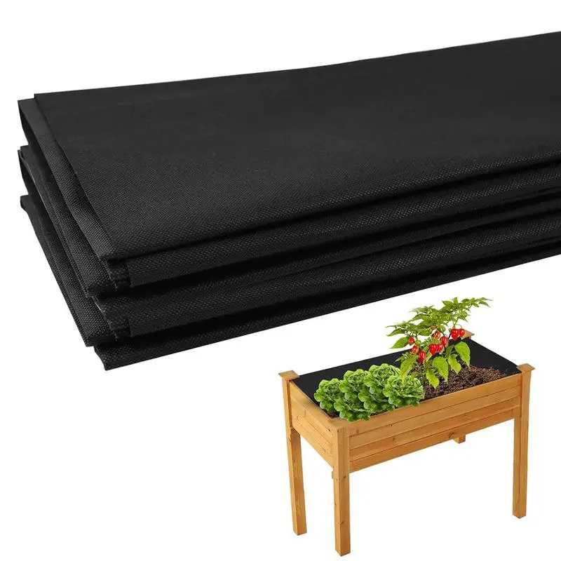 

Garden Fabric Vegetable Trugs Planter Liner Ground Cover Soil Block Gardening Mat Garden Cloth For Driveway Road French Drain