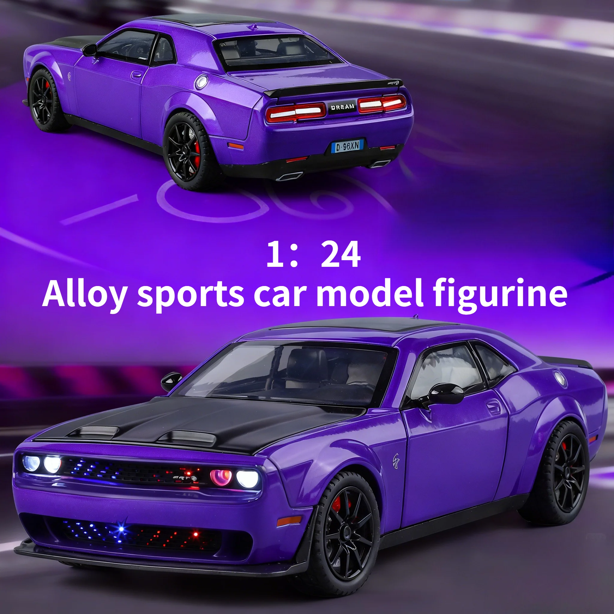 

Модель игрушечного автомобиля 1:24 Escalade SUV из литого сплава со звуком и светом, коллекционная игрушка для детей, подарок на день рождения