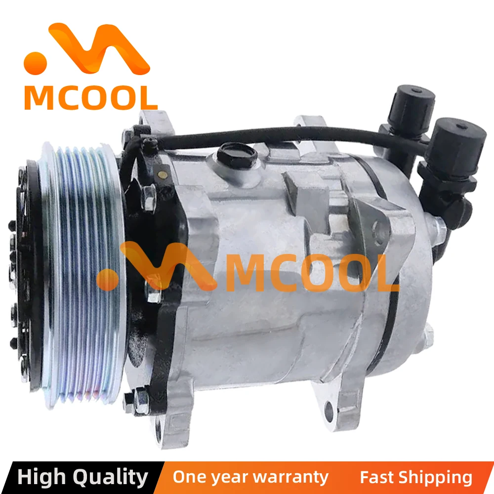 Auto AC Compressor Fit For Bobcat Skid Steer Loader S630 S650 S750 S770 S850 T630 T650 T750 T770 T870 7023580 6698590 7279628