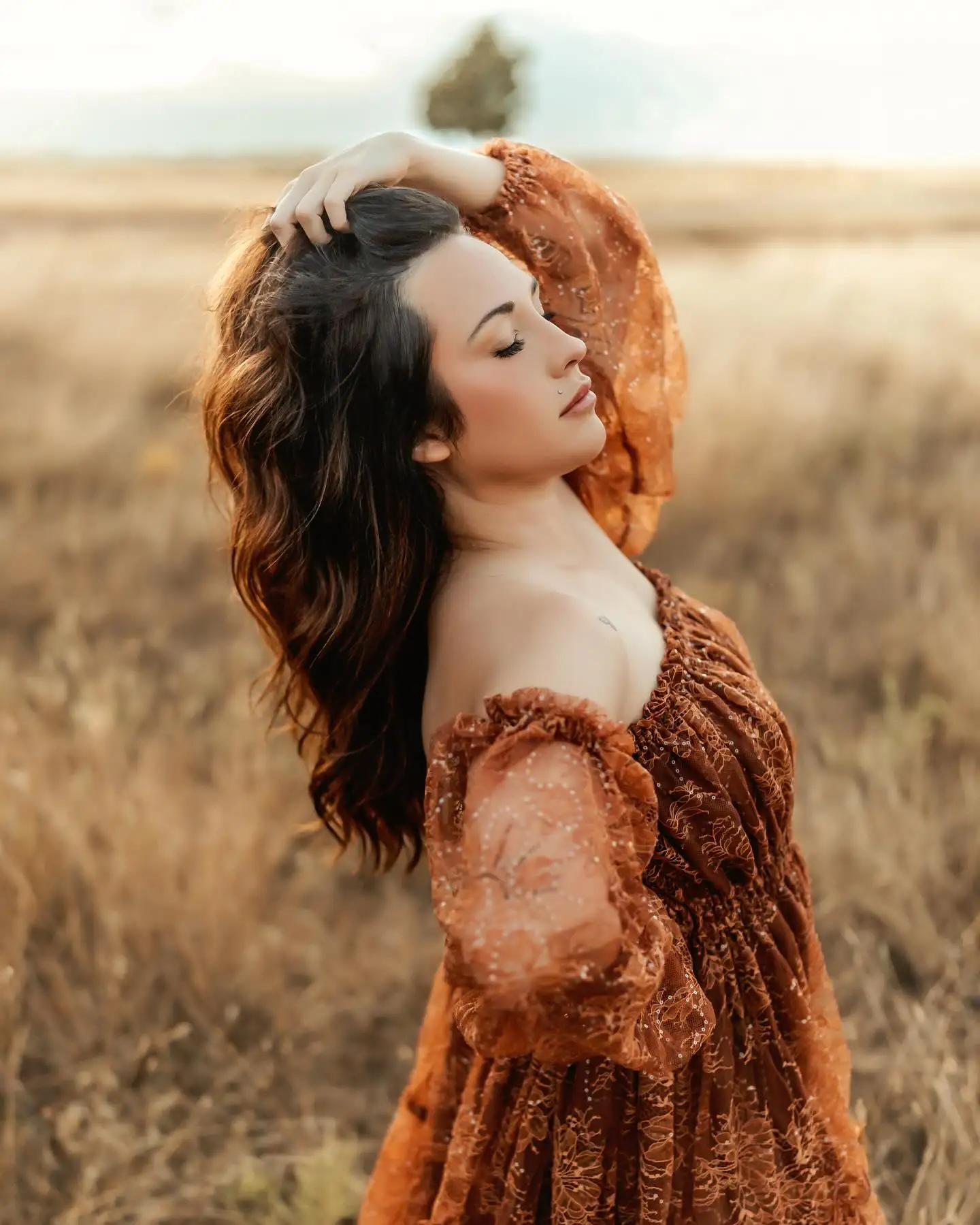Umstandskleider für Babys, Spitze, Damen, Fotografie, Outfit, Kleid, schulterfreies Kleid, Boho-Schwangerschafts-Fotoshooting