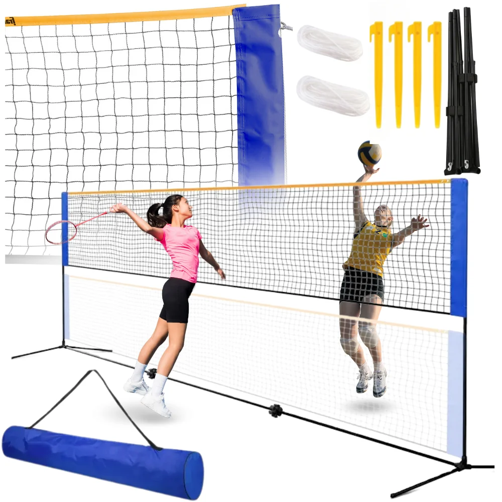 الجملة طوي عالية ومنخفضة شبكة كرة الريشة قابل للتعديل تنس صافي الرياضة في الهواء الطلق طول اختياري